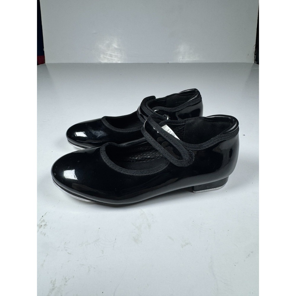 Freestyle By Danskin Mary Jane Girls US 10 Black Patent Leather Dance Shoes